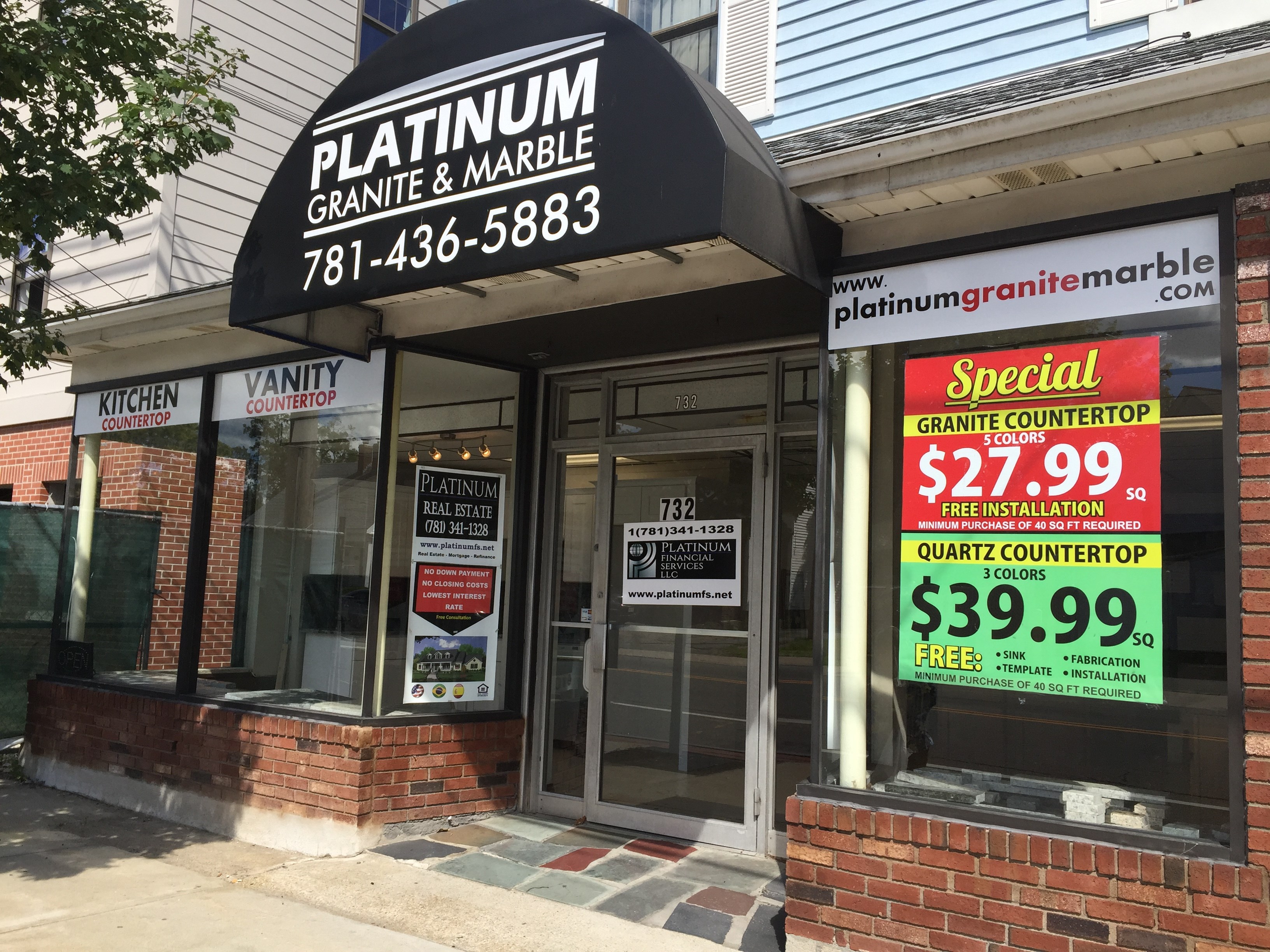 Logo for Platinum Granite & Marble