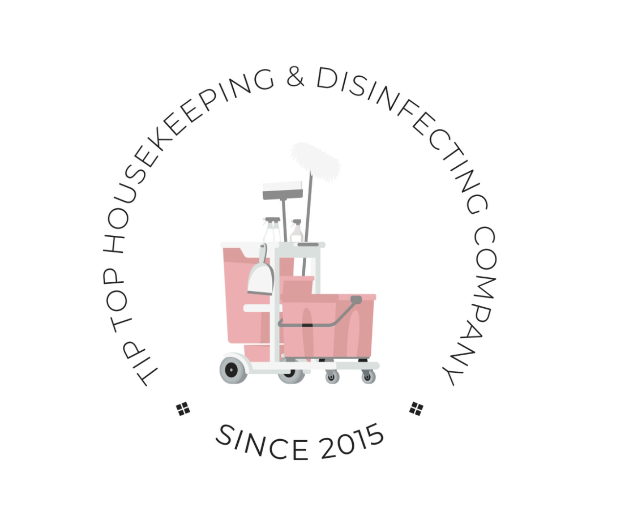 Tip Top housekeeping & disinfecting company logo