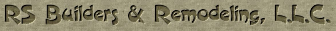 Logo for RS Builders and Remodeling, LLC