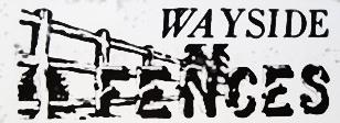 Logo for Wayside Fences