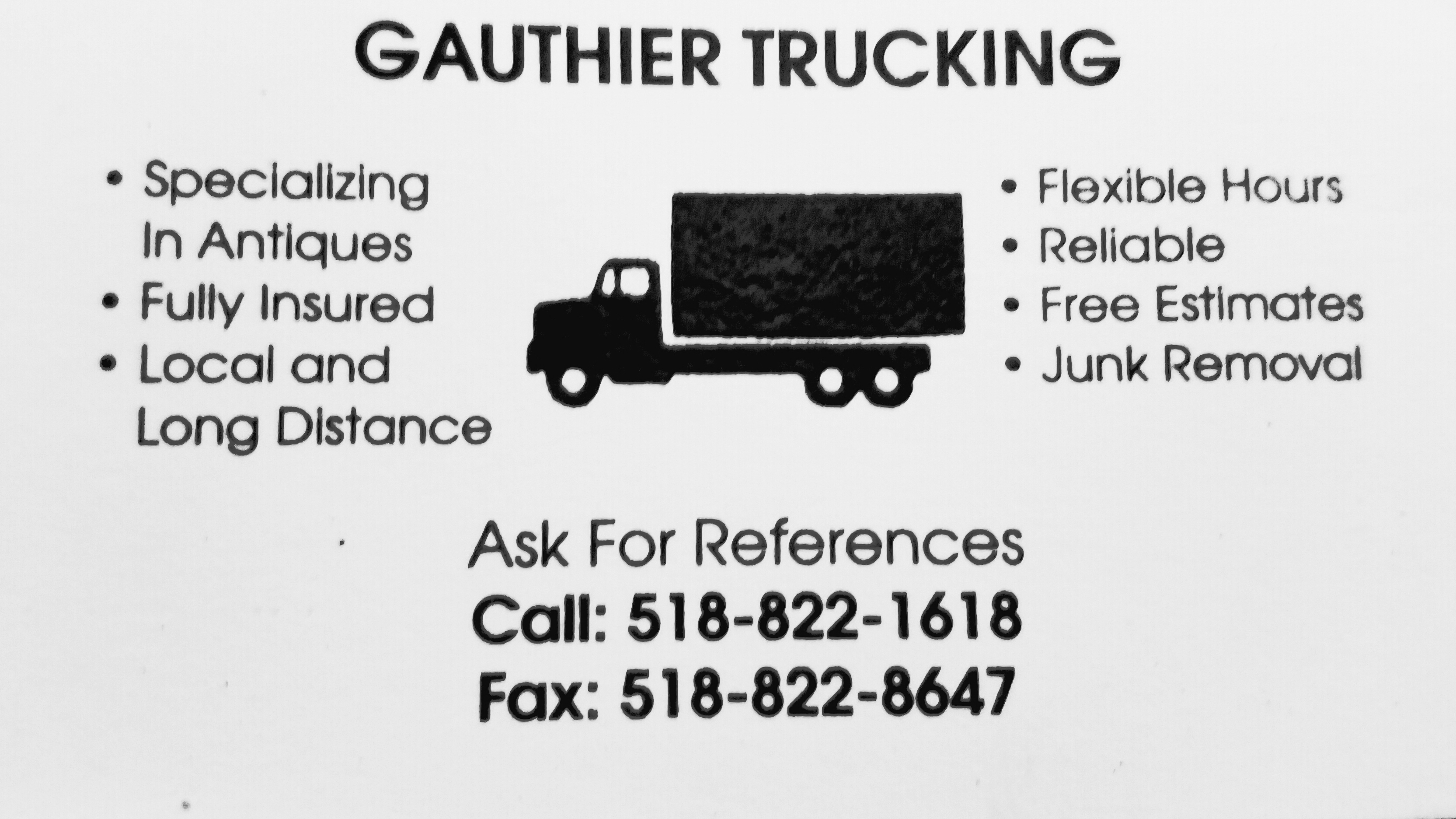 Avatar for Gauthier Trucking Delivery Service