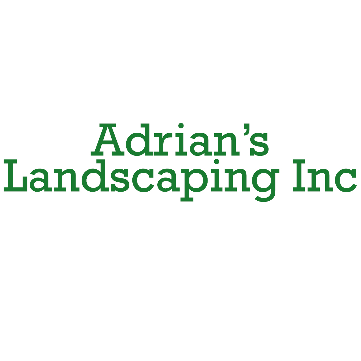 Logo for Adrian's Landscaping