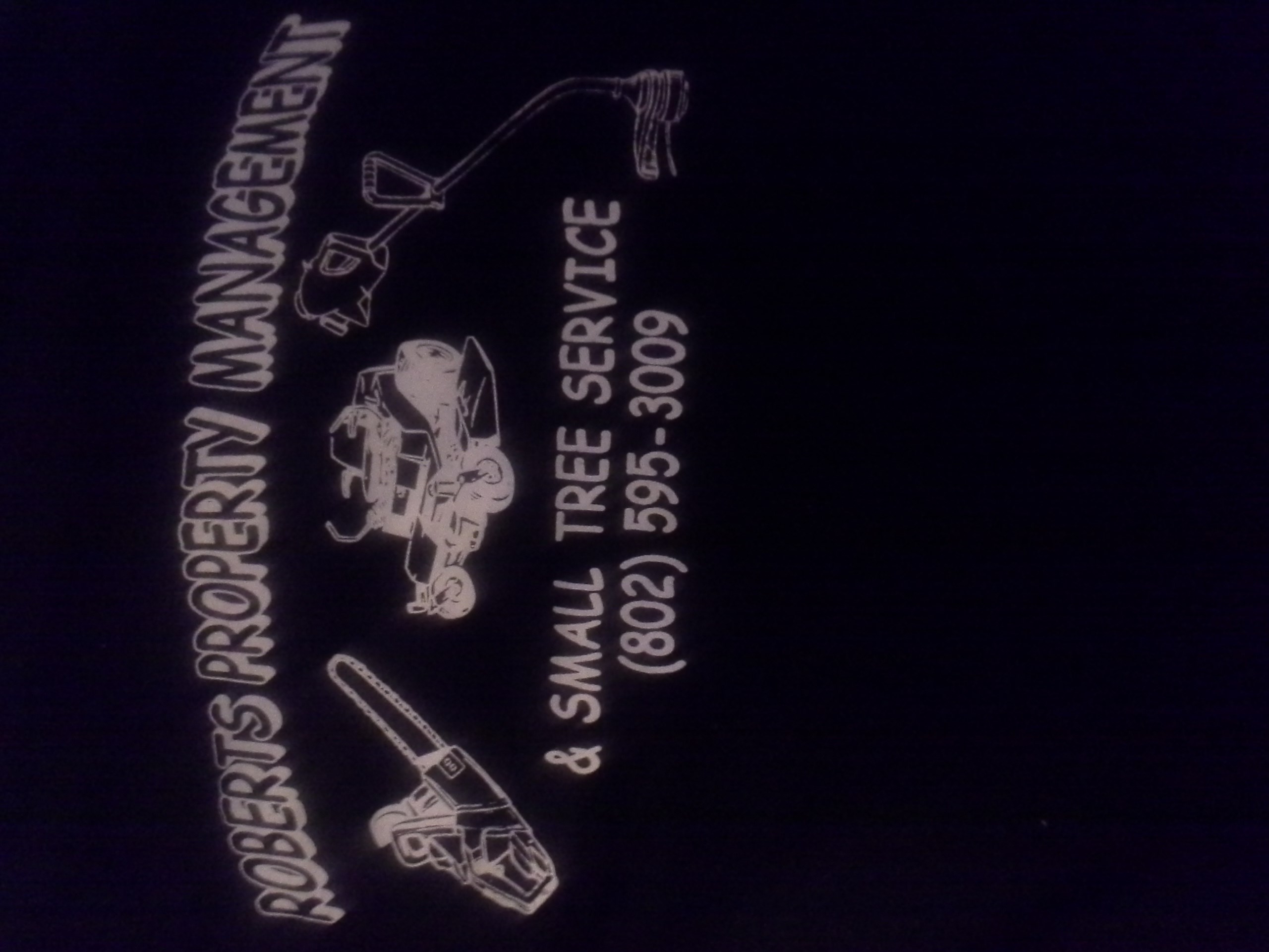 Roberts property management and tree service logo