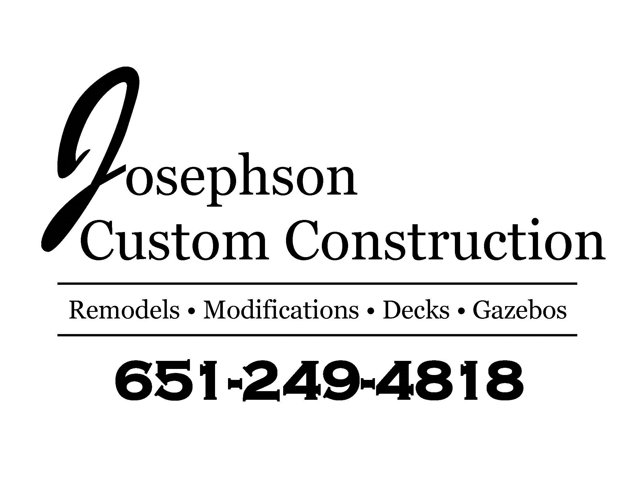 Josephson Custom Construction logo