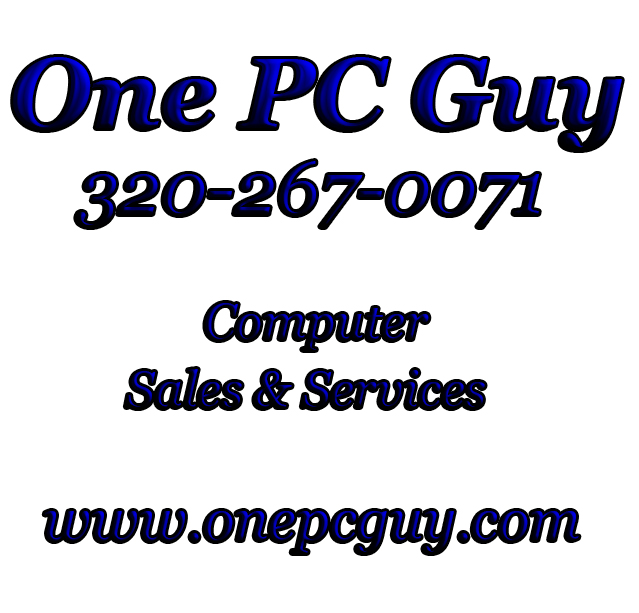 Logo for One PC Guy