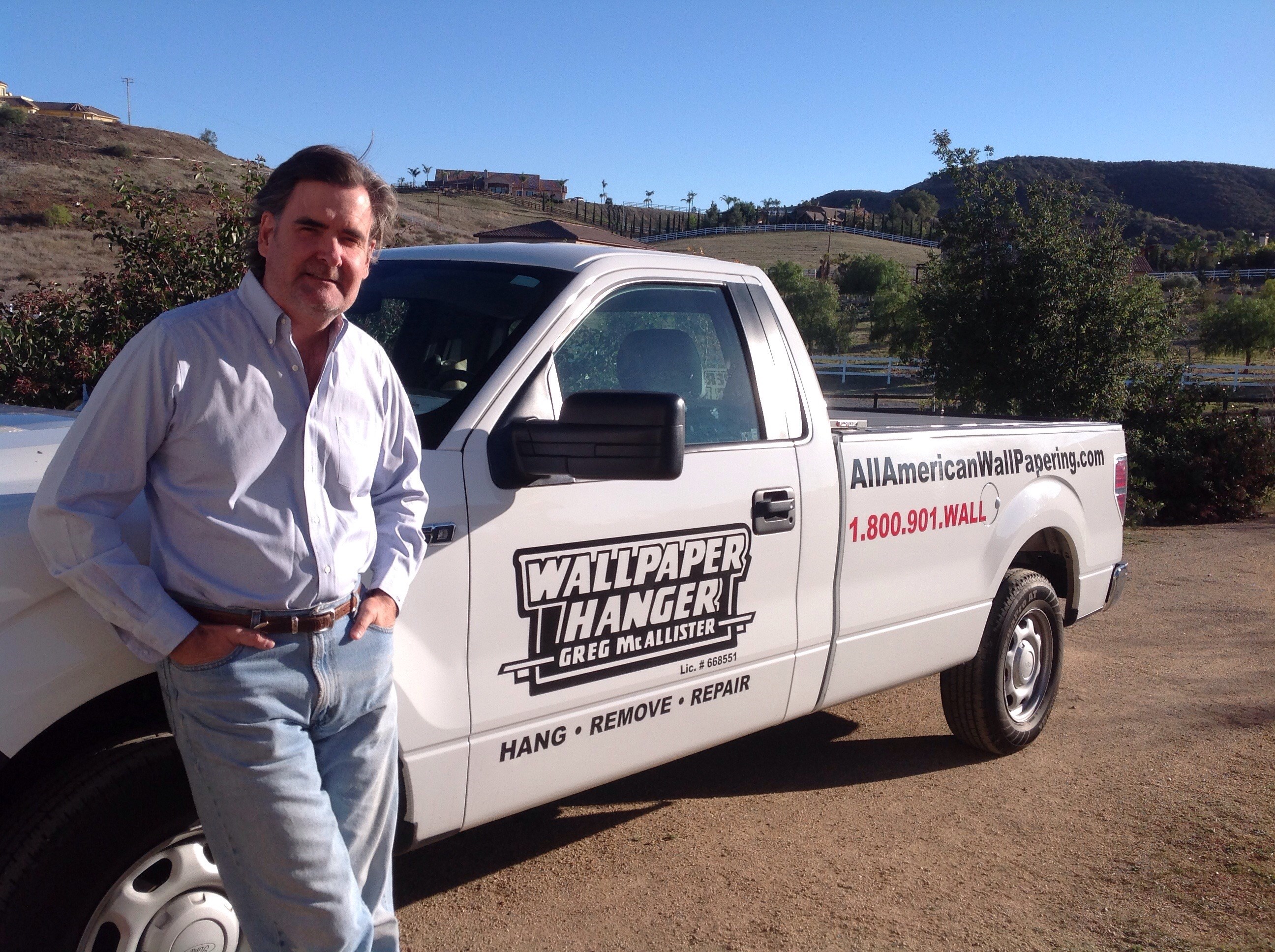Logo for All American Wallpapering