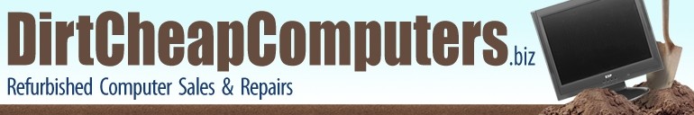 Logo for Dirt Cheap Computers