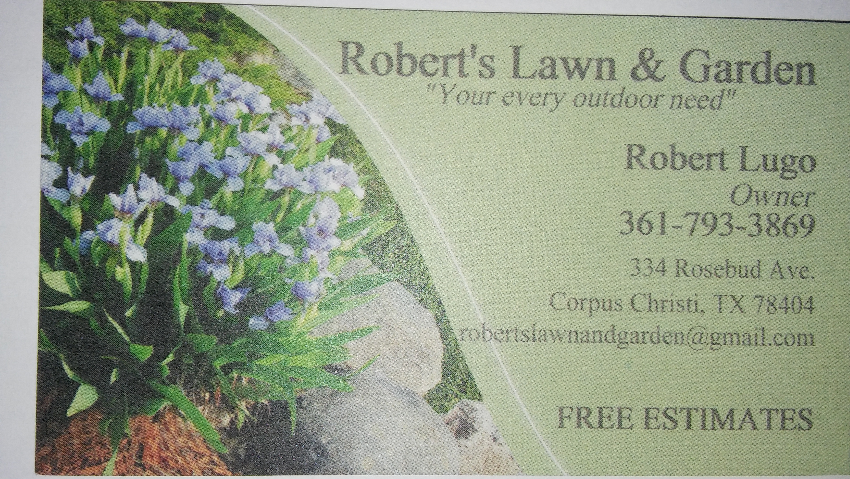Logo for Robert's Lawn & Garden