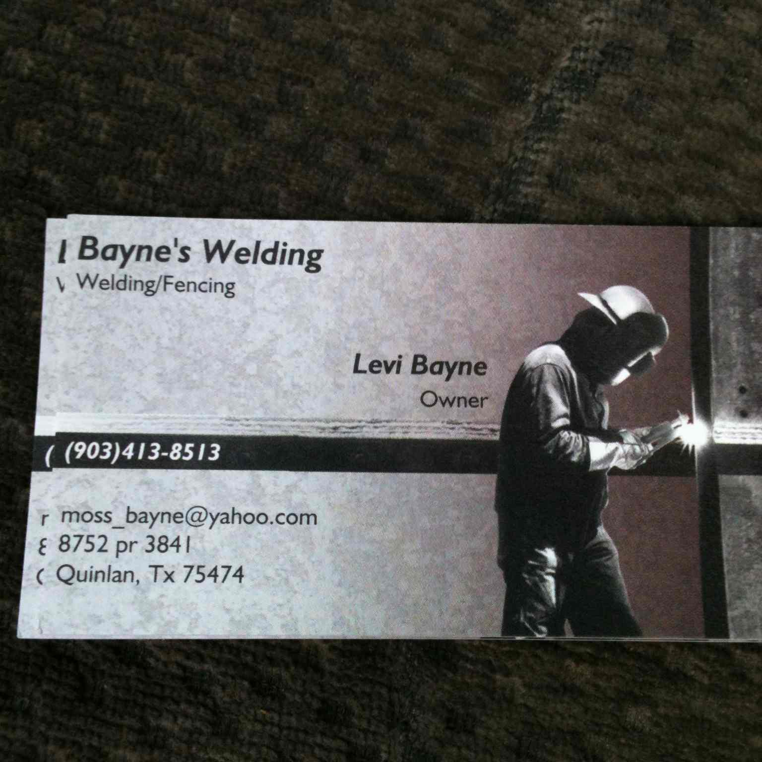 Avatar for Bayne's welding and fencing
