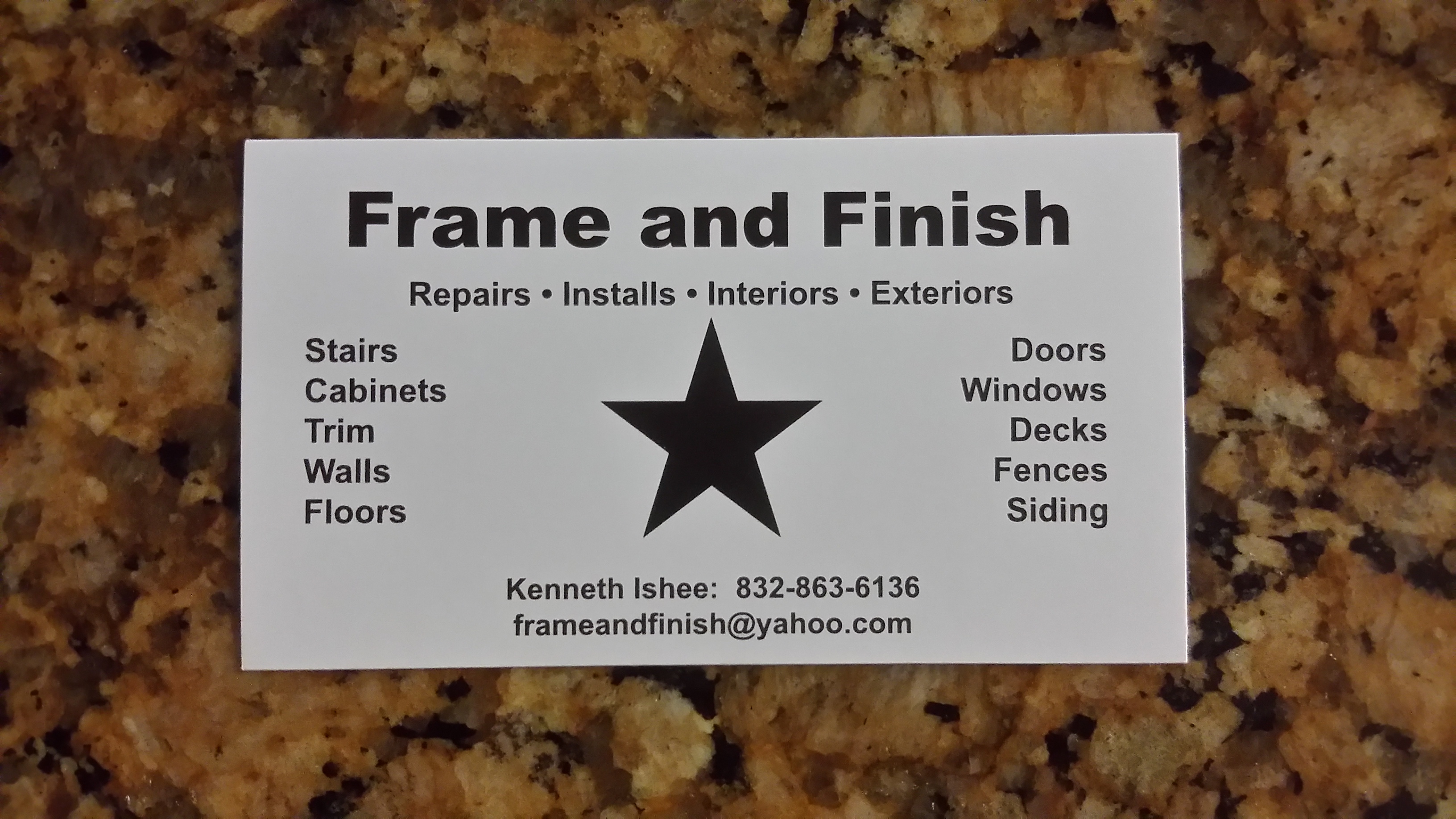 Logo for Frame & Finish