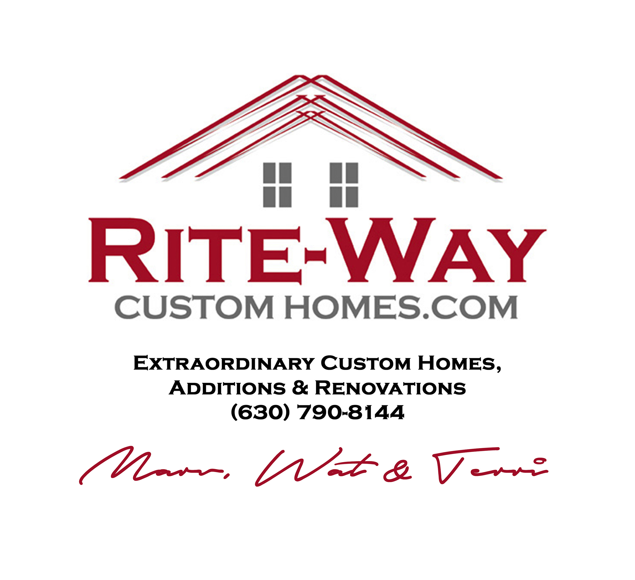 RITE WAY CUSTOM HOMES logo