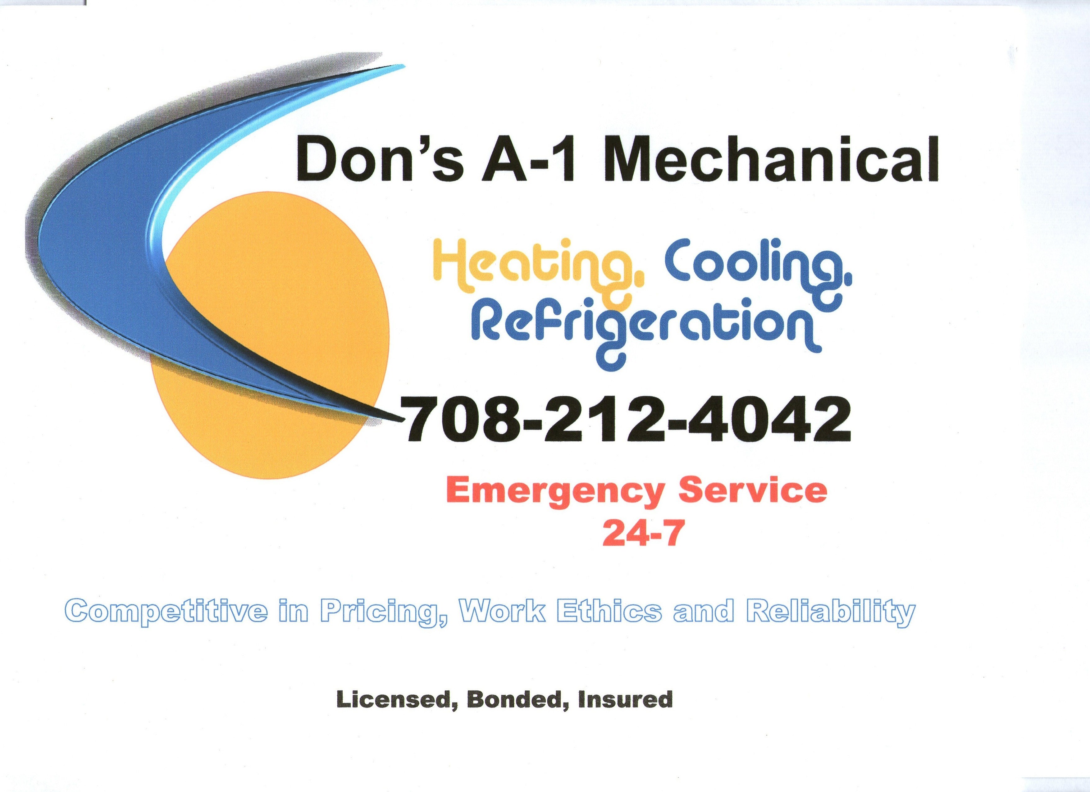 Avatar for Don's A-1 Mechanical Corp.