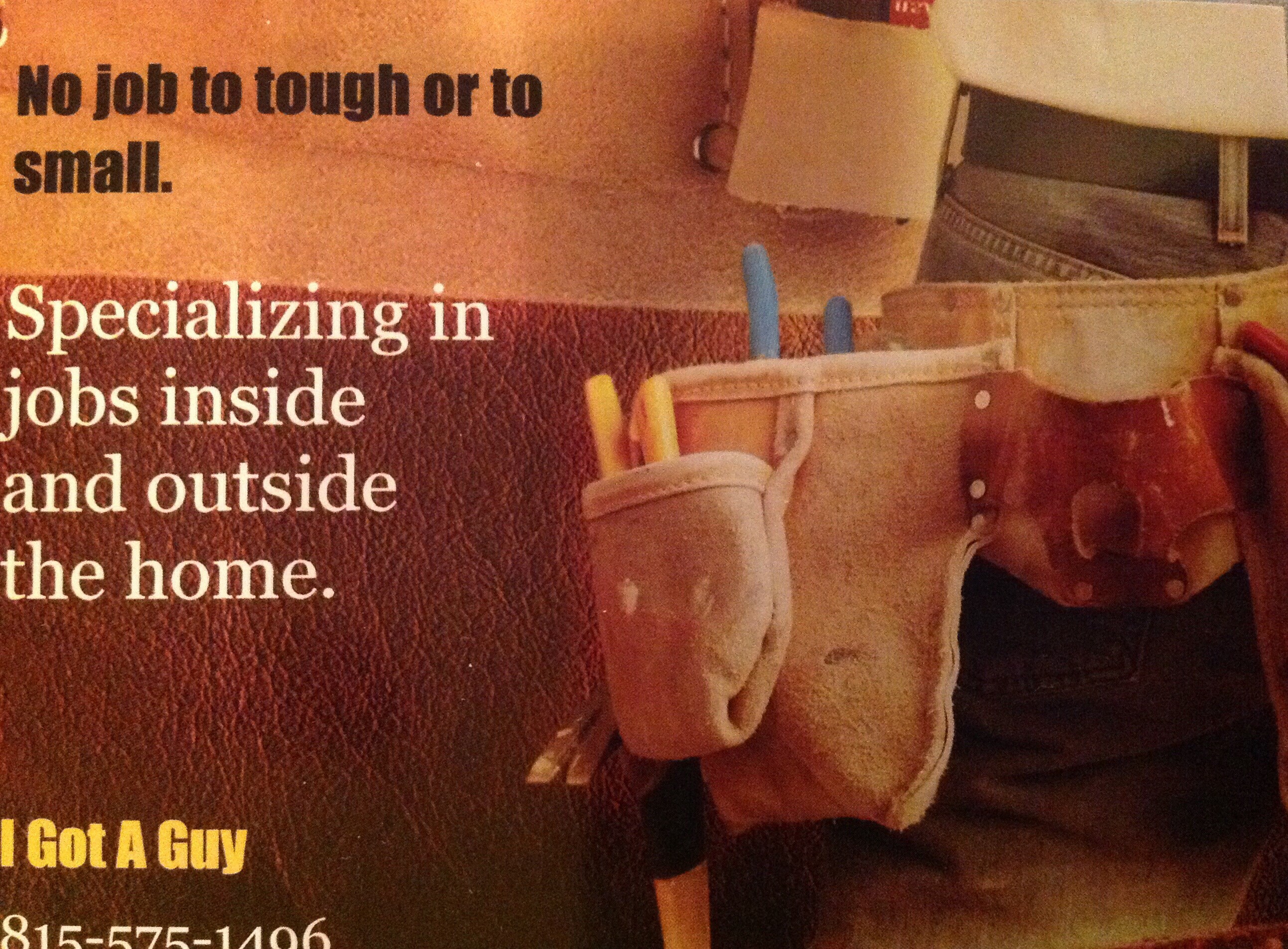 I got a guy Home Repair/Handyman Service logo