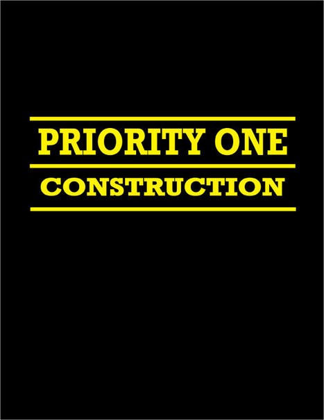 Logo for Priority One Construction