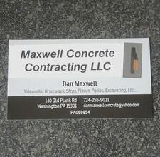 Logo for Maxwell Concrete Contracting, LLC