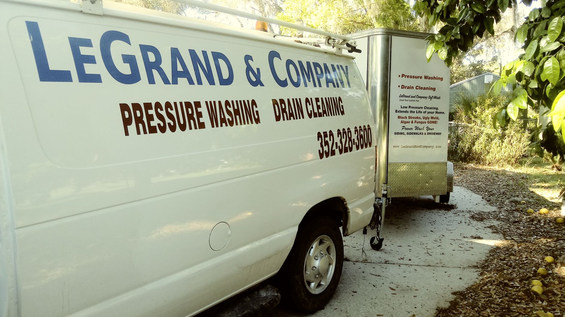 Logo for LeGrand And Company Drain Cleaning Plumbing Repair Roof Cleaning