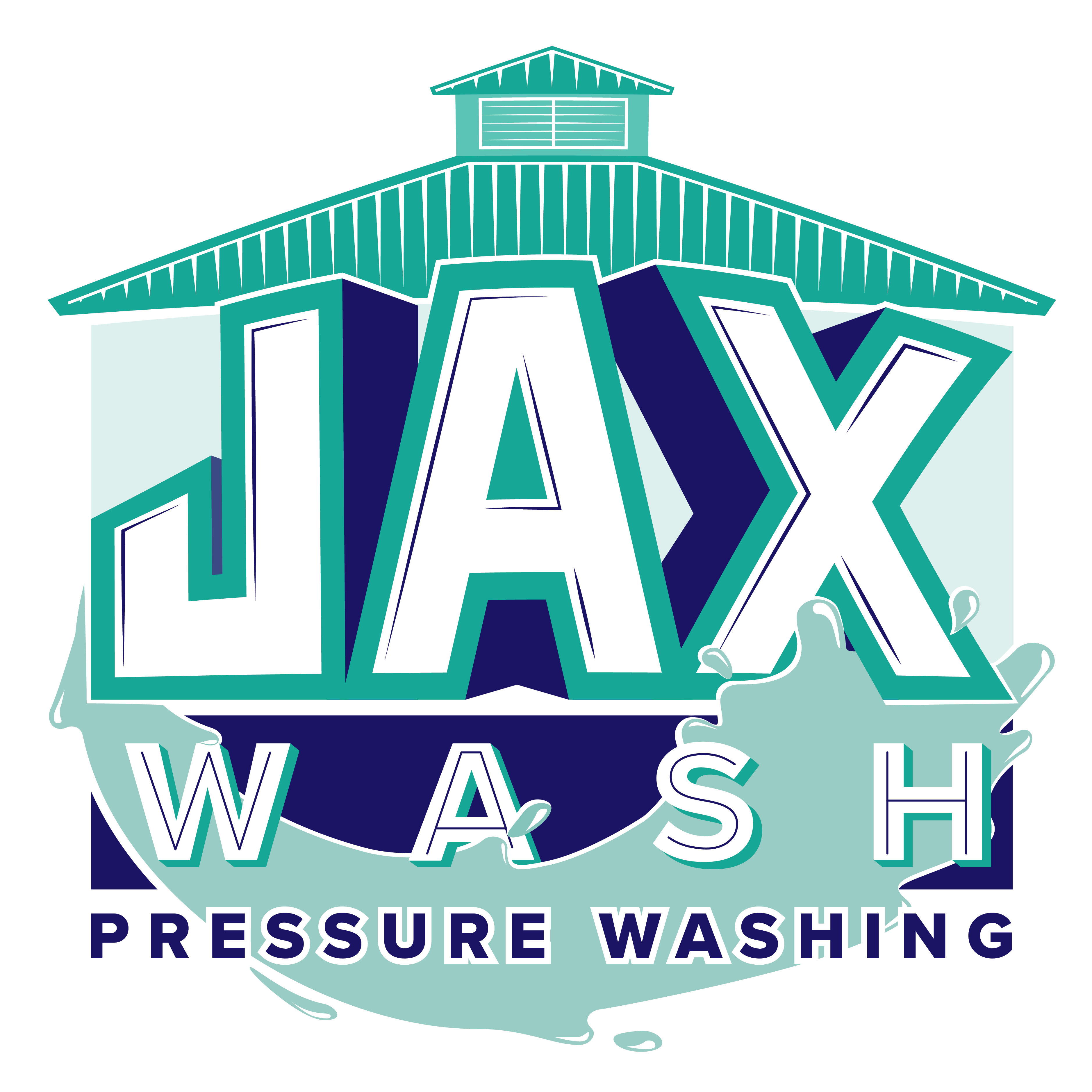 JaxWash Pressure Washing logo