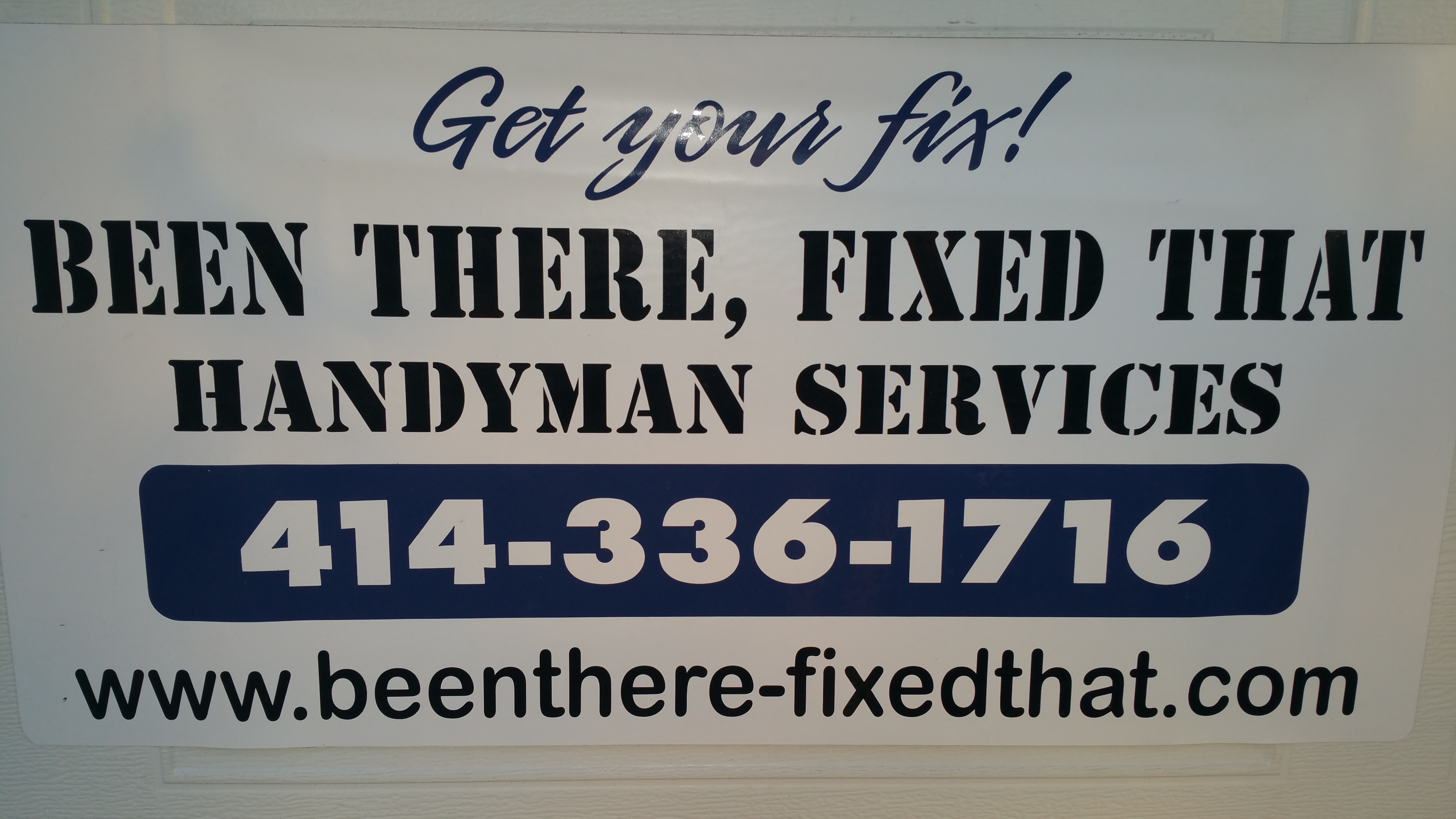 Been there fixed that handyman service llc logo