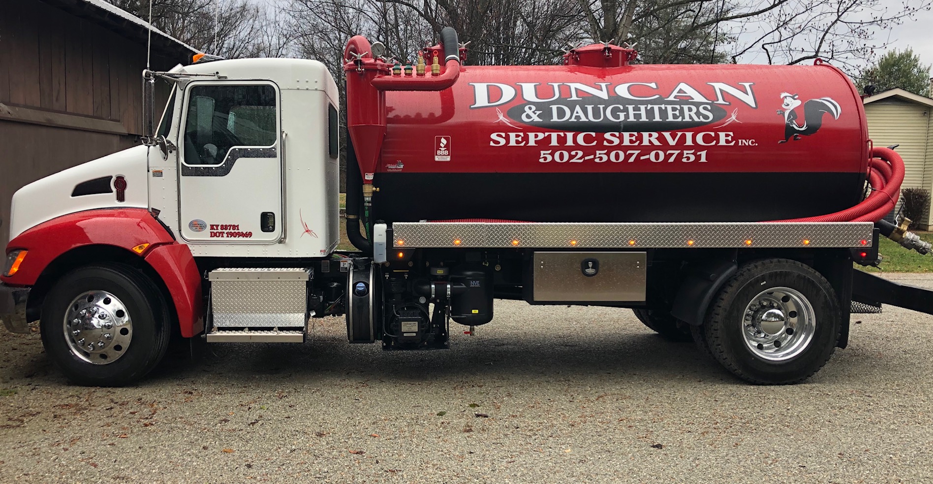 Logo for Duncan Septic Service