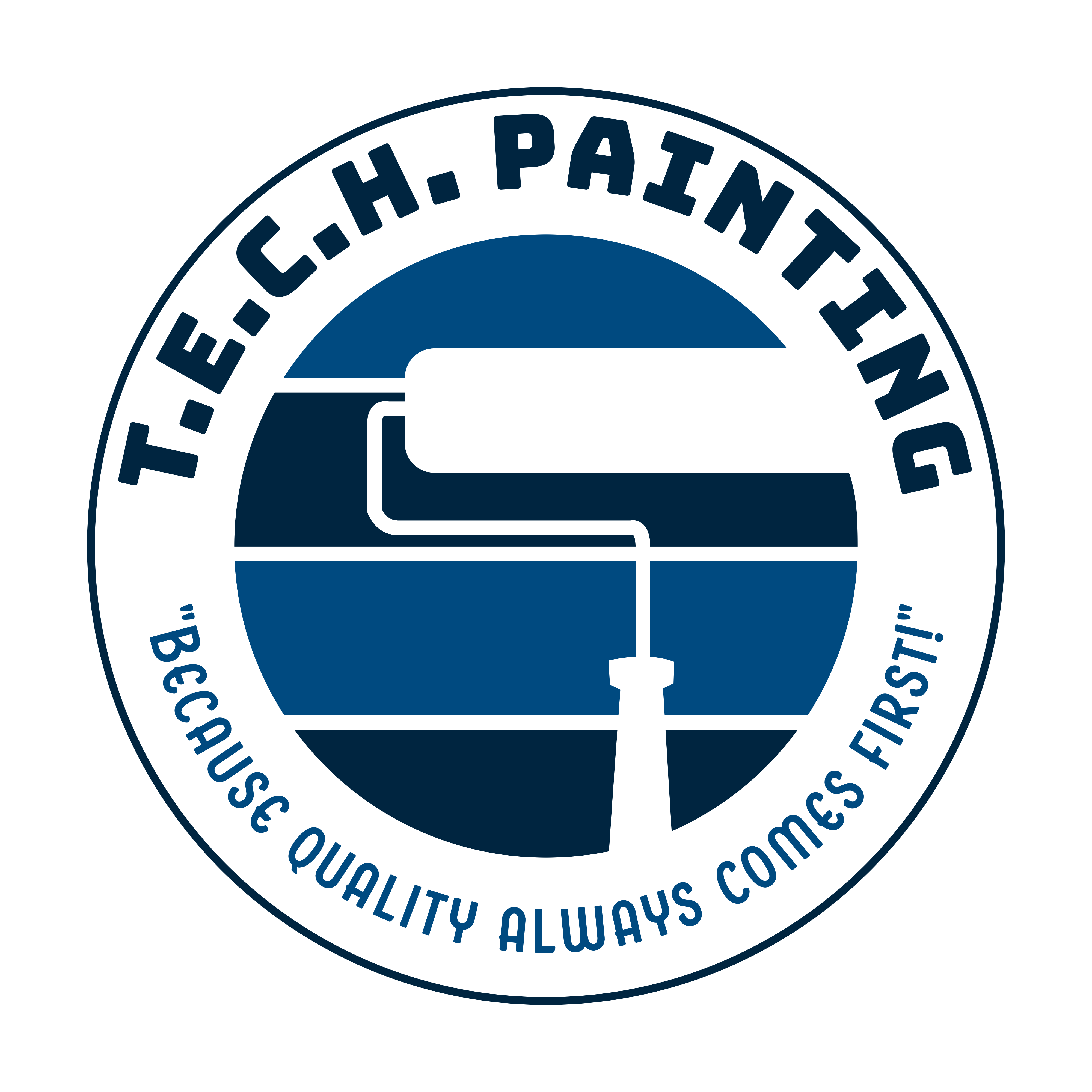 T.E.C.H. Painting logo