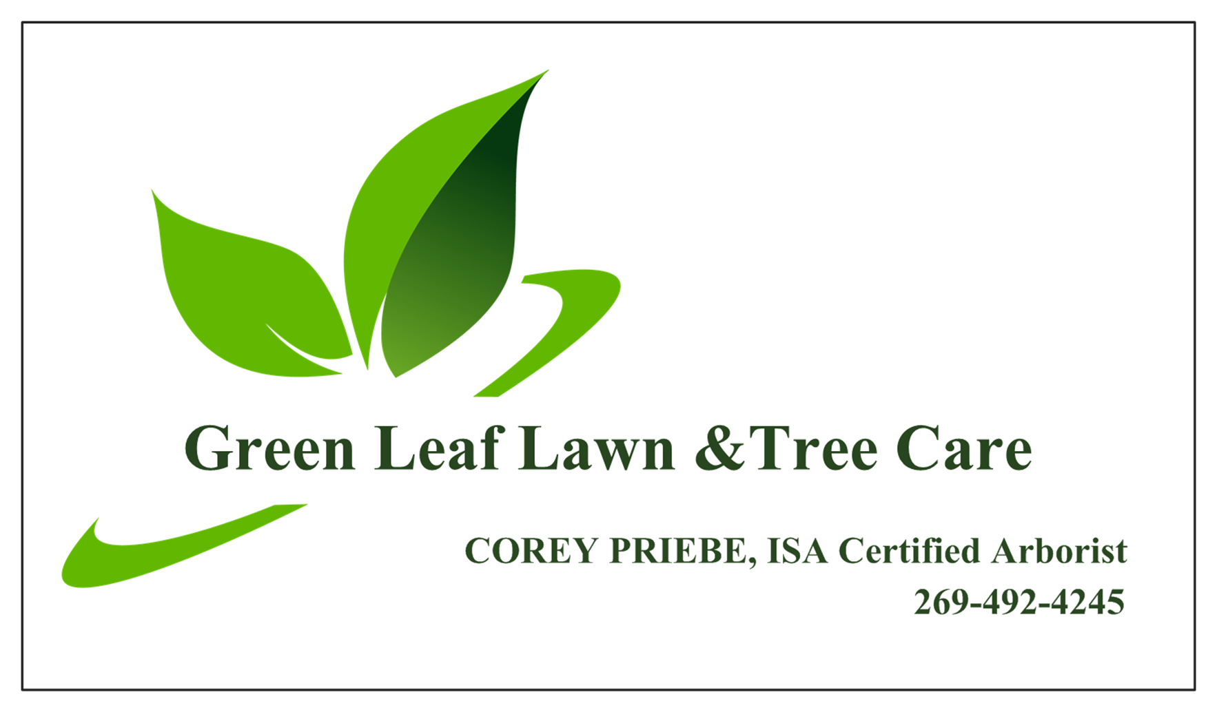 Logo for Green Leaf Lawn & Tree Care