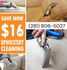 "Upholstery Cleaning Sugar Land TX" logo
