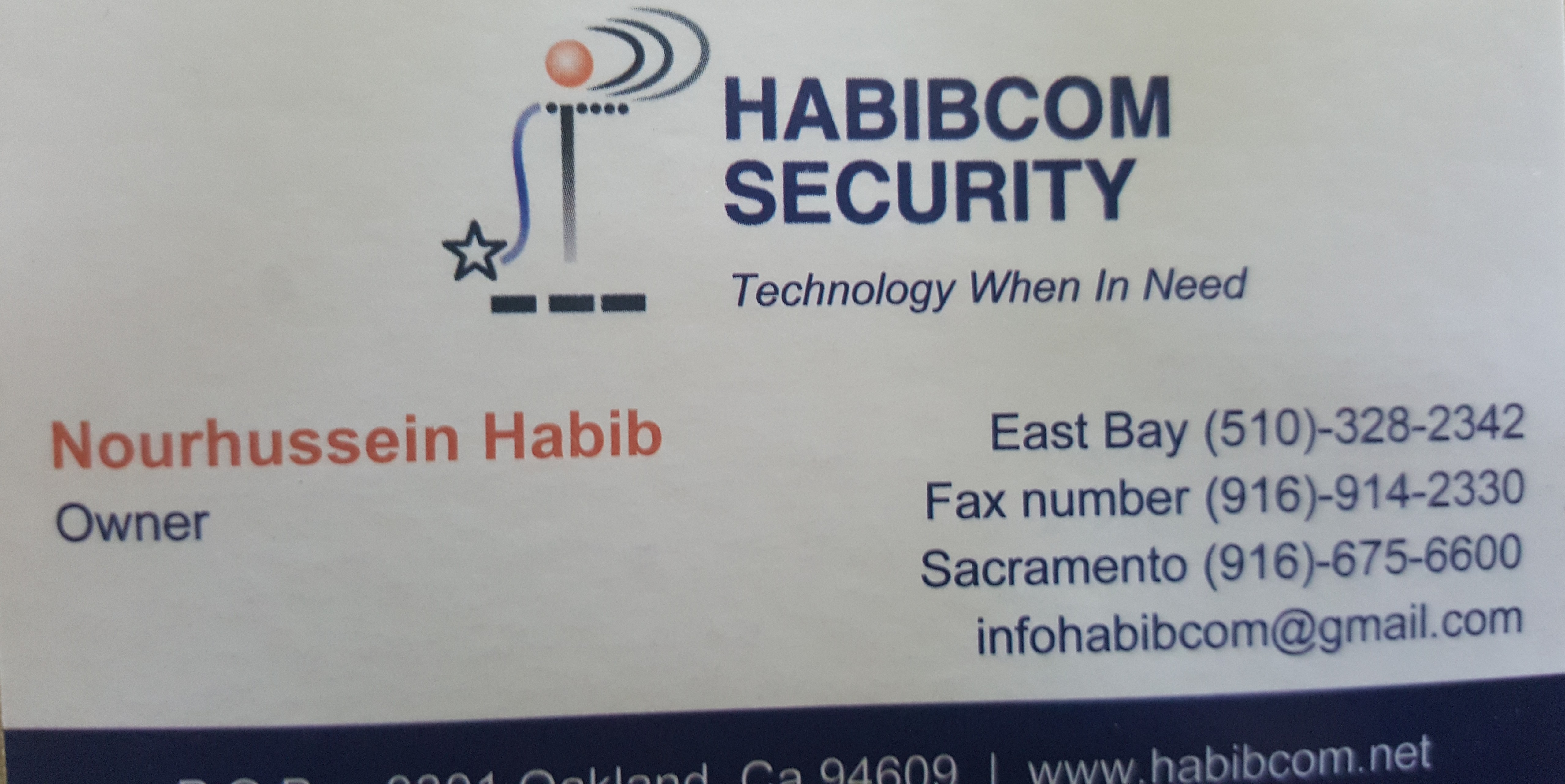 Habibcom Security / Data / Vedio / Audio logo