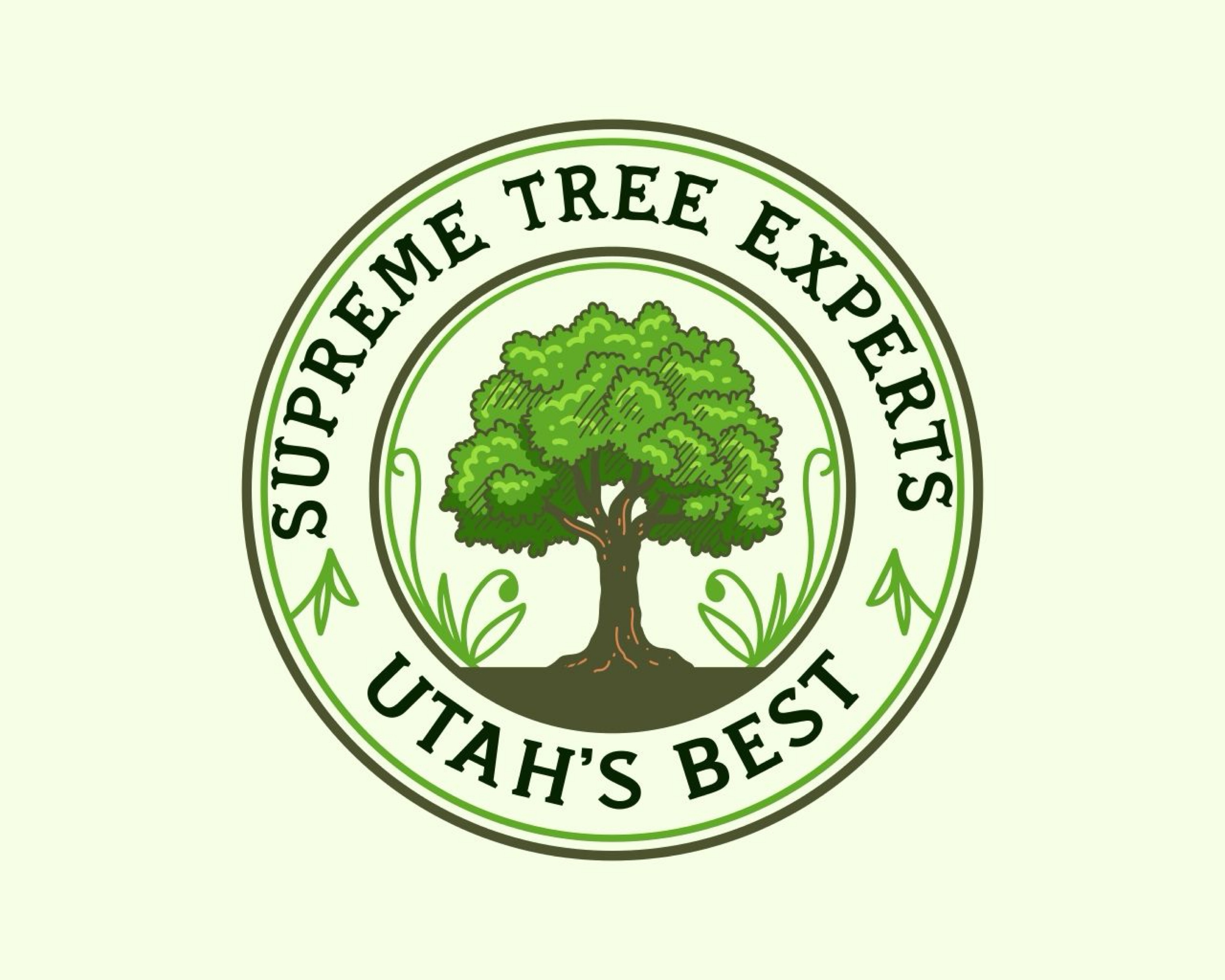 Supreme tree and landscaping logo