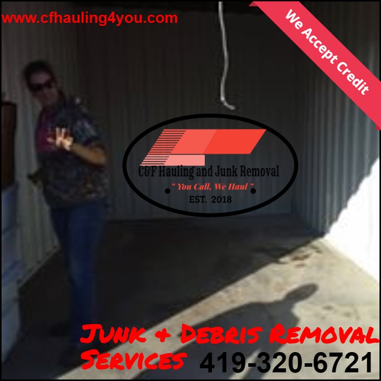 C & F Hauling & Scrap Removal logo