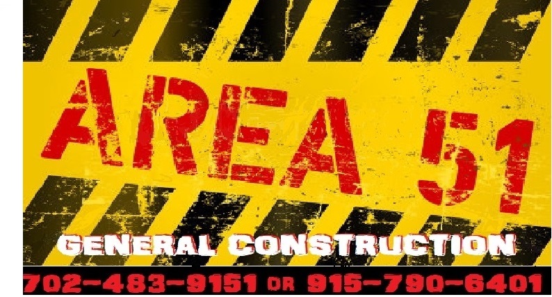 Logo for Area 51 General Construction LLC.