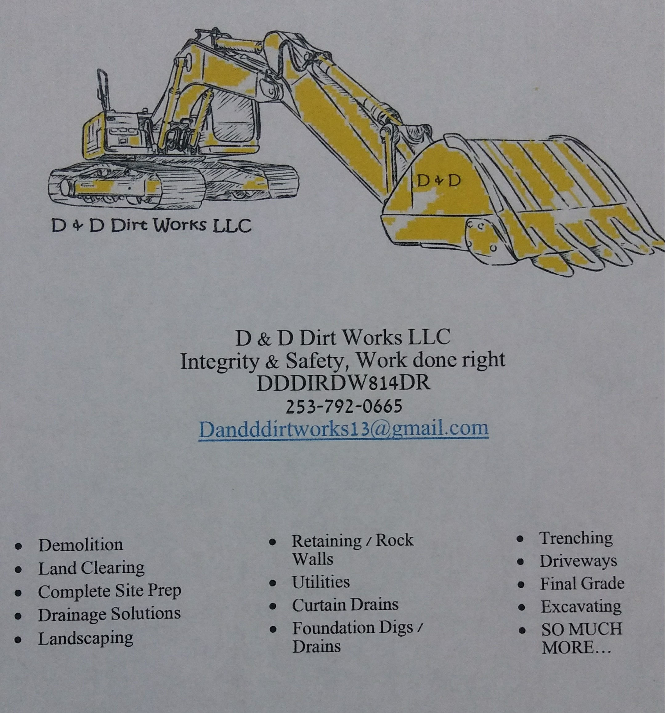Avatar for D&D Dirt Works LLC