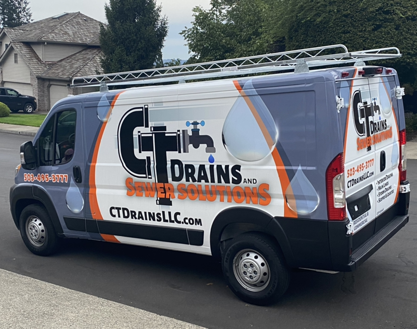 Logo for CT Drains and Sewer Solutions LLC