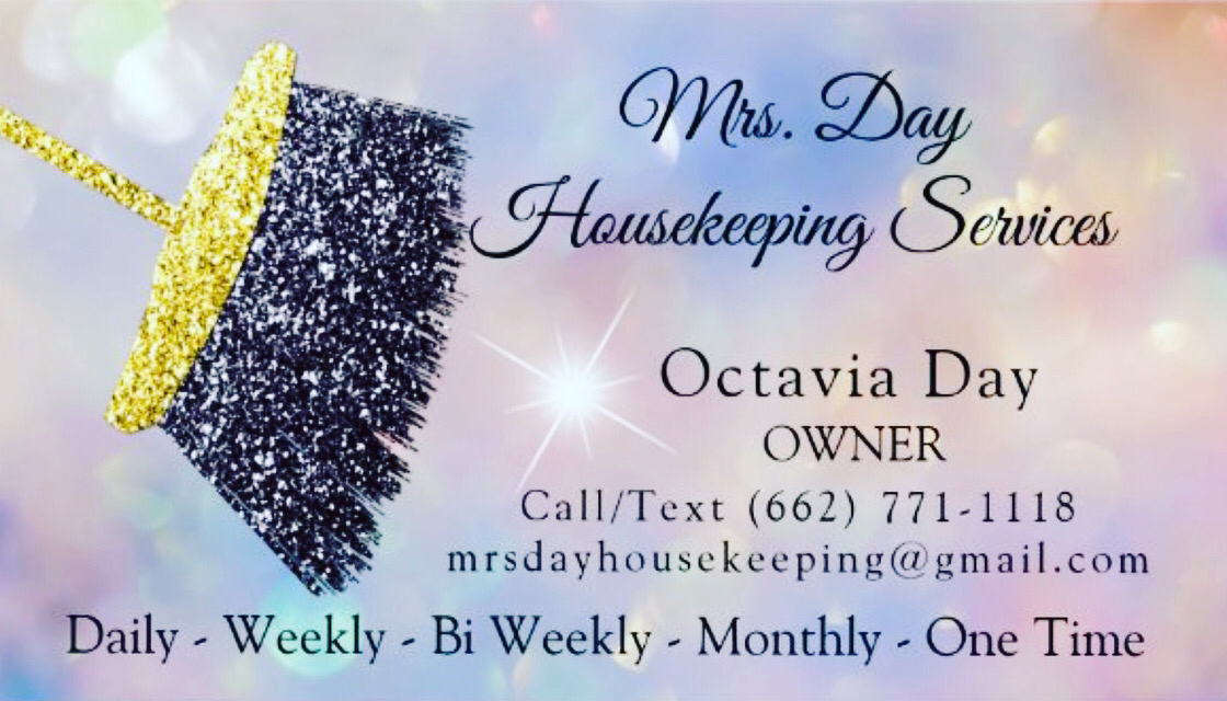 Logo for Mrs. Day's Housekeeping Services