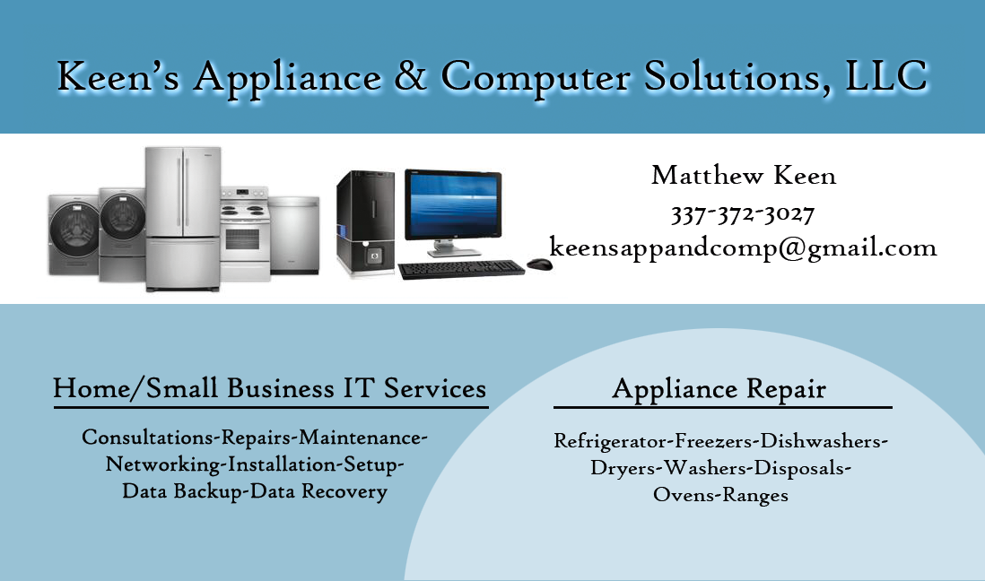 Avatar for Keen's Appliance Repair & Computer Solutions, LLC