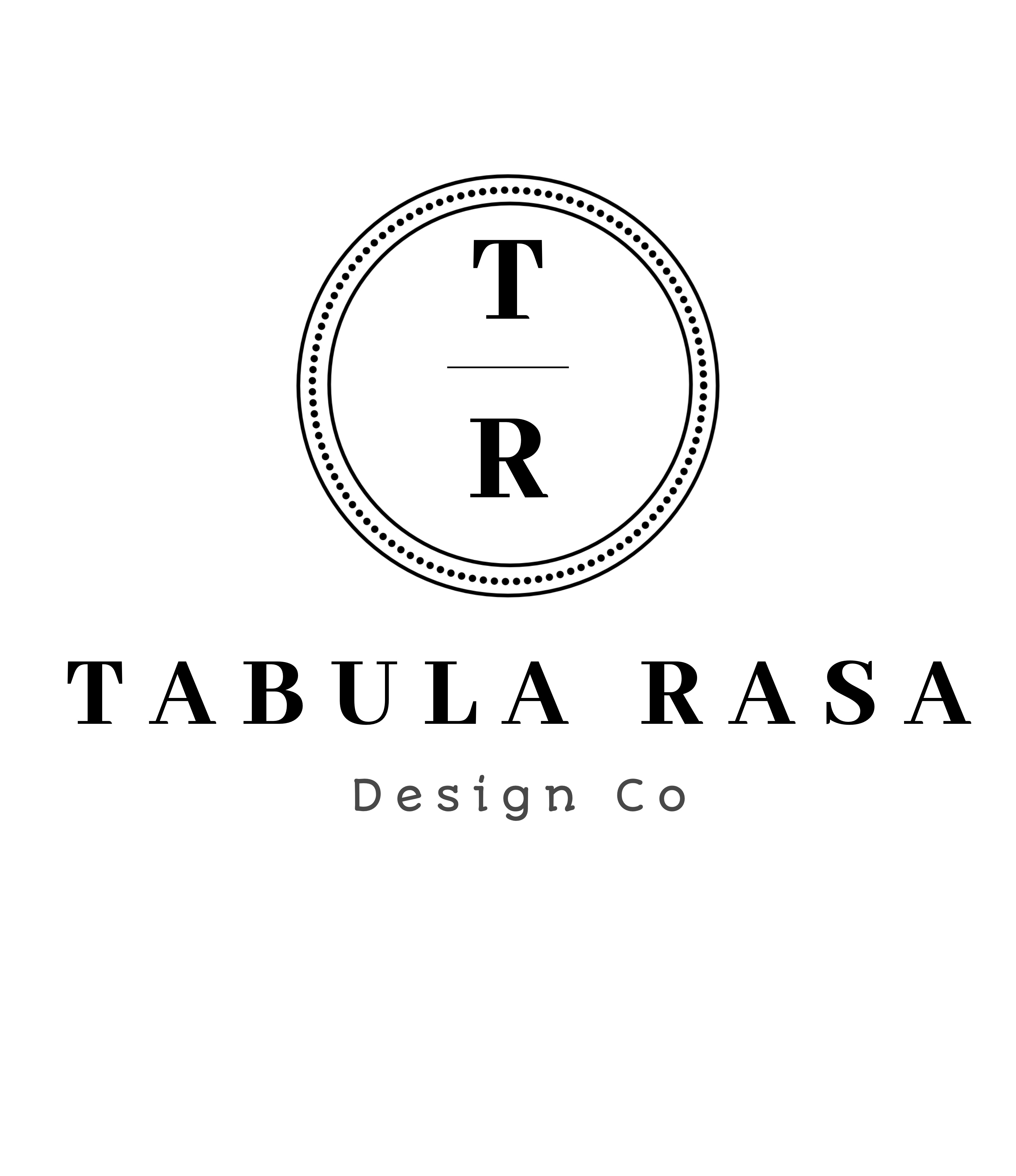 Logo for Tabula Rasa Design co