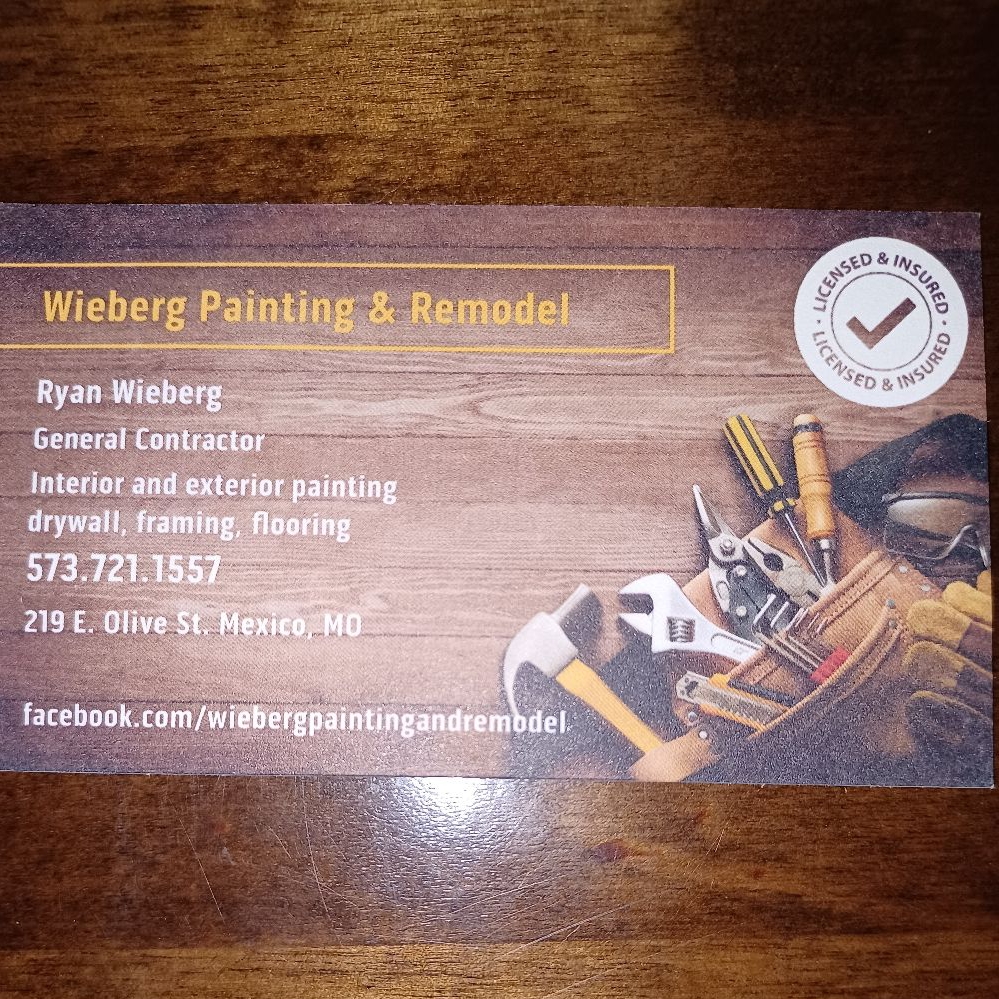 Logo for Wieberg Painting And Remodel