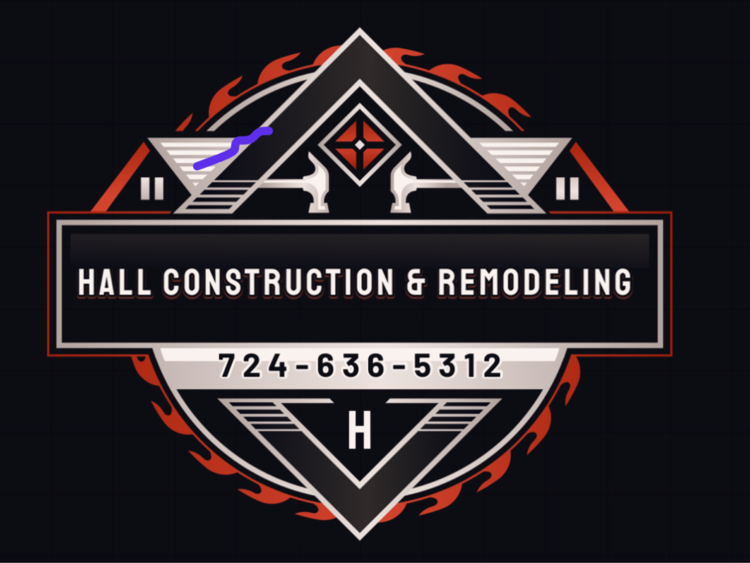 Logo for Hall Construction & Remodeling