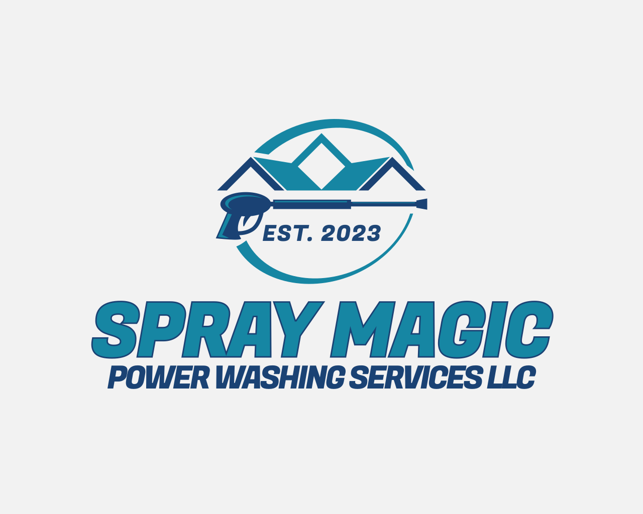 Logo for SprayMagic Powerwashing Services LLC