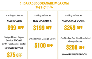 Logo for 911 Garage Door Anaheim