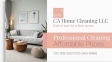 Logo for CA Home Cleaning LLC