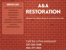Avatar for A&A Masonry restoration