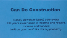 Avatar for Can Do Construction & Repairs, Inc.