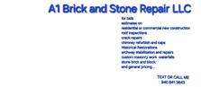 Avatar for A1 Brick and Stone Repair llc