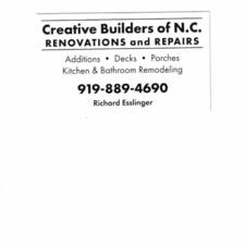 Avatar for Creative Builders of North Carolina