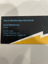 Avatar for DAVID J MIDDLEMISS ELECTRICAL
