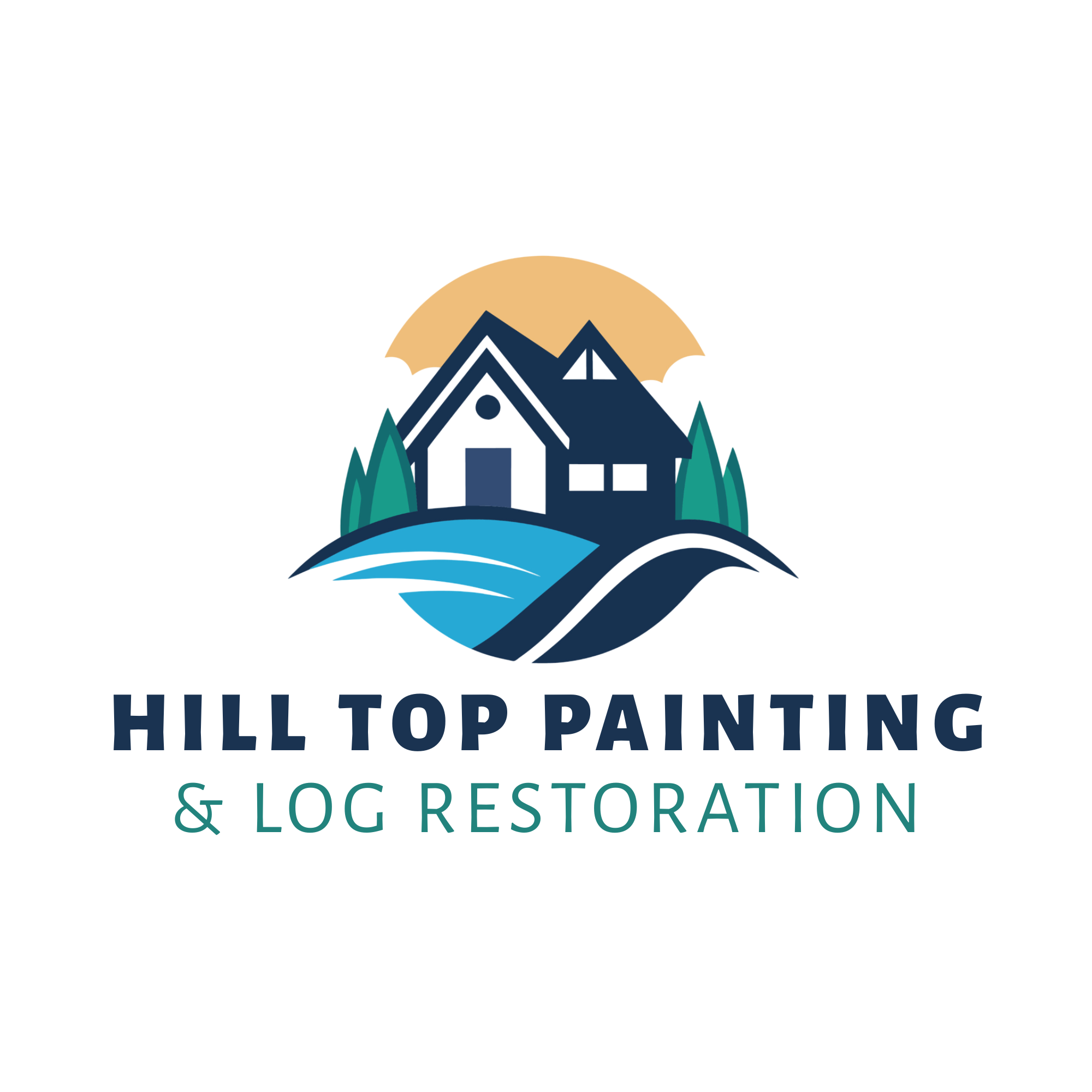 Hill Top Painting & Log Restoration logo