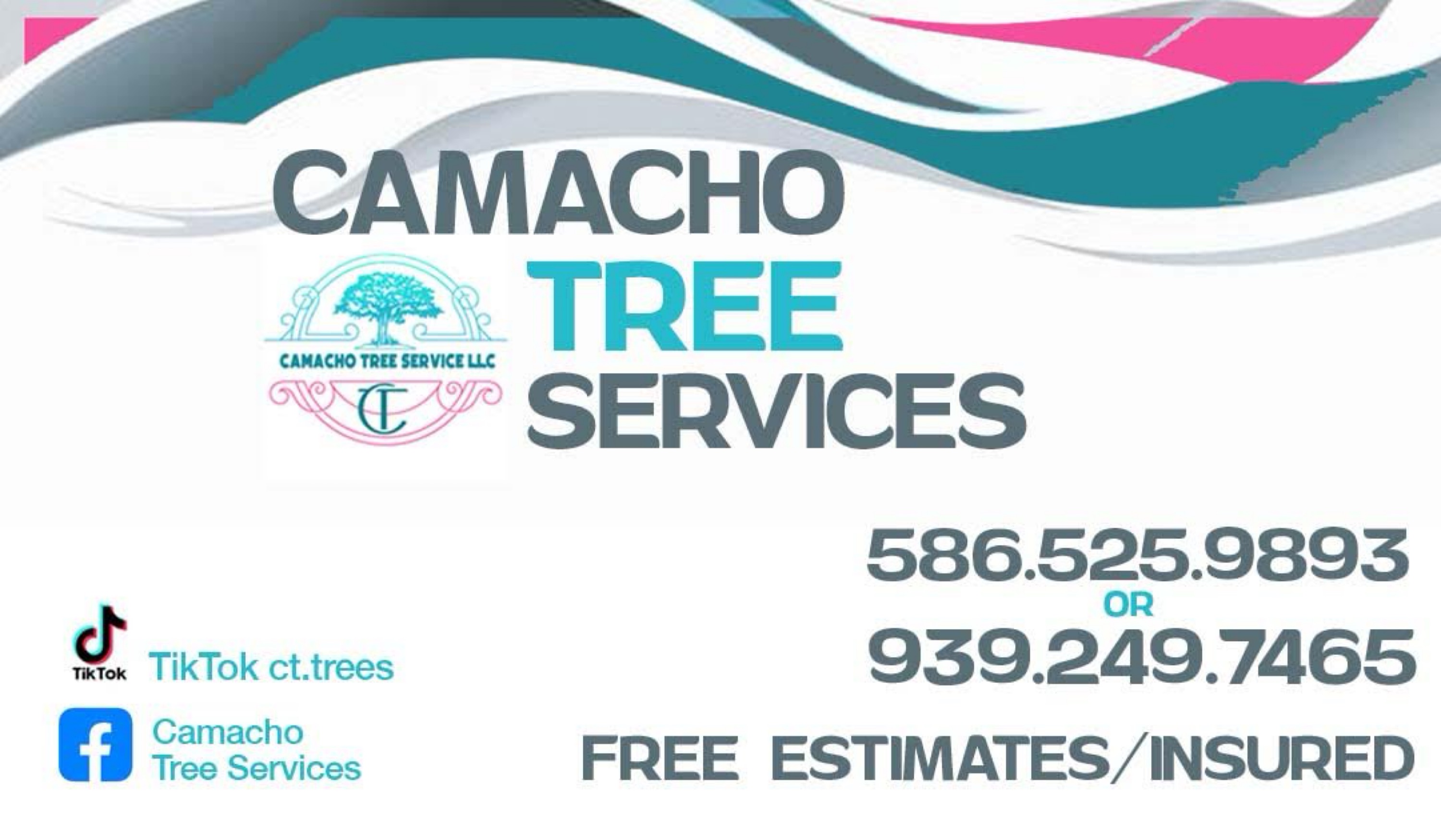 Logo for Camacho Tree Services LLC
