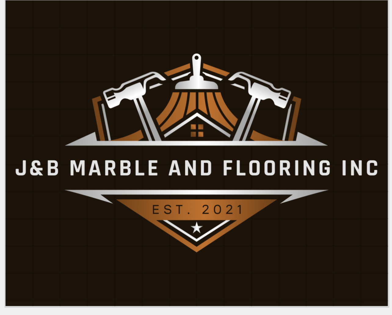 Logo for J&B Marble and Flooring Inc