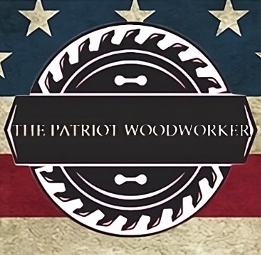 The patriot woodworker logo