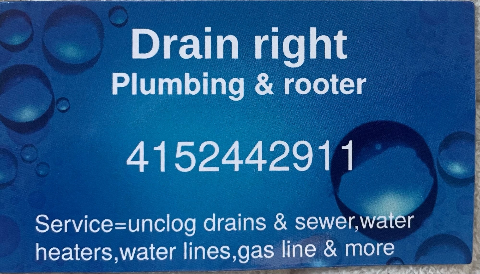 Avatar for DRAIN RIGHT PLUMBING & ROOTER INC